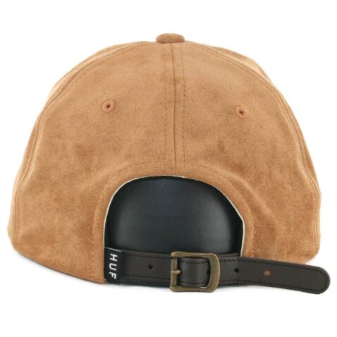 HUF Suede Strapback Hat Camel