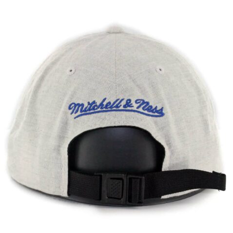 Mitchell & Ness Golden State Warriors Cotton Melange Strapback Hat Off White