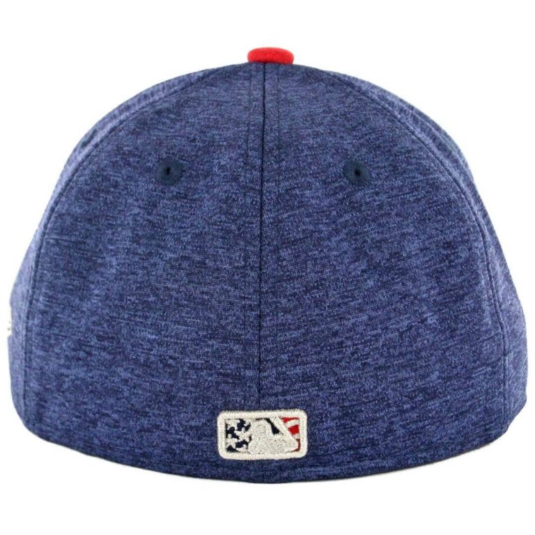 New Era 59Fifty San Diego Padres 2017 July 4th Fitted Hat Light Navy Scarlet -Back New Era 59Fifty San Diego Padres 2017 July 4th Fitted Hat Light Navy Scarlet -Back