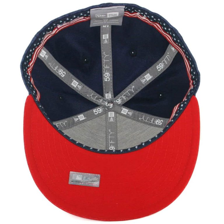 New Era 59Fifty San Diego Padres 2017 July 4th Fitted Hat Light Navy Scarlet-Inside New Era 59Fifty San Diego Padres 2017 July 4th Fitted Hat Light Navy Scarlet-Inside