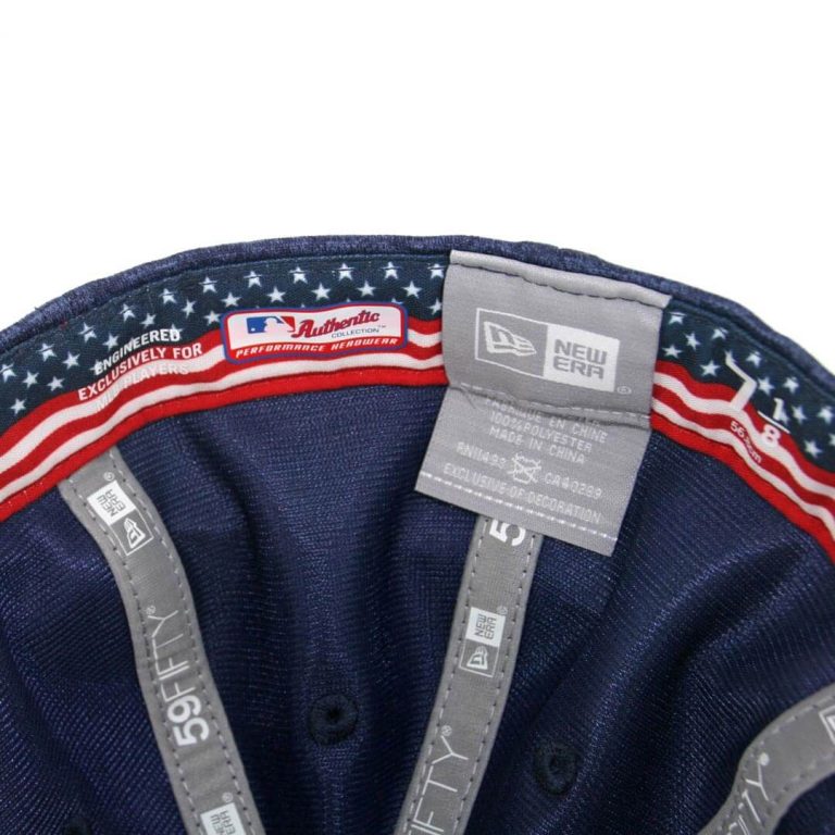 New Era 59Fifty San Diego Padres 2017 July 4th Fitted Hat Light Navy Scarlet-Inside New Era 59Fifty San Diego Padres 2017 July 4th Fitted Hat Light Navy Scarlet-Inside