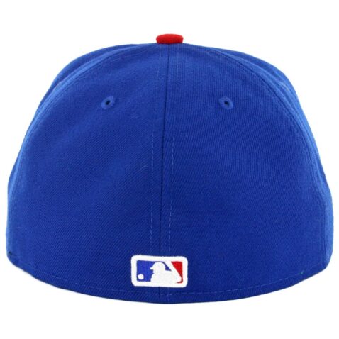 New Era 59Fifty Chicago Cubs Team Twisted Fitted Hat Royal Blue