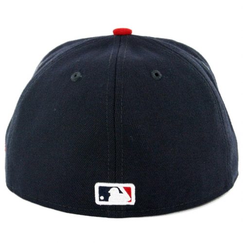New Era 59Fifty Cleveland Indians Team Twisted Fitted Hat Dark Navy