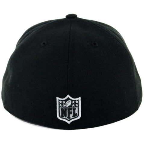 New Era 59Fifty Oakland Raiders Team Twisted Fitted Hat Black