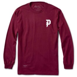 Primitive Dirty P Long Sleeve T-Shirt Burgundy