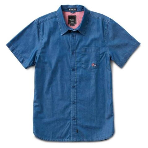 Primitive Juice Short Sleeve Shirt Indigo Denim