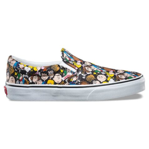 Vans x Peanuts Classic Slip-On Shoe The Gang Black