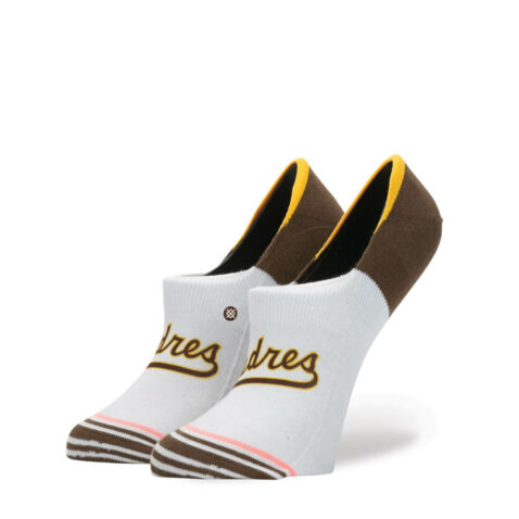Stance Women's Padres Super Invisible Socks Brown