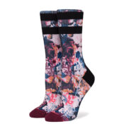 Stance Women's Hayley's Dozen Crew Socks Wine