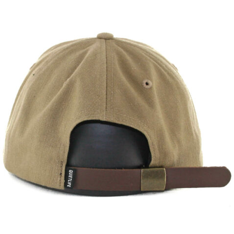 The Quiet Life Smoking Girl Strapback Hat Tan