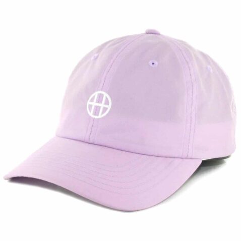 HUF British Millerain 6 Panel Strapback Hat Lavender