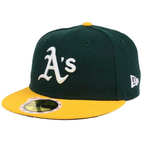 New Era 59Fifty Oakland Athletics Home Youth Authentic Collection On Field Fitted Hat