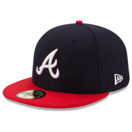 New Era 59Fifty Atlanta Braves Home Youth Authentic On Field Fitted Hat