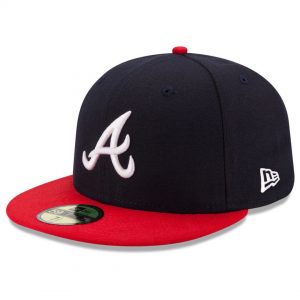 New Era 59Fifty Atlanta Braves Home Youth Authentic On Field Fitted Hat