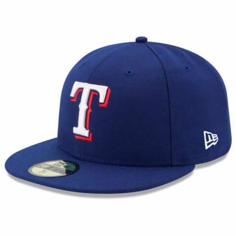 New Era 59Fifty Texas Rangers Game Youth Authentic On Field Fitted Hat