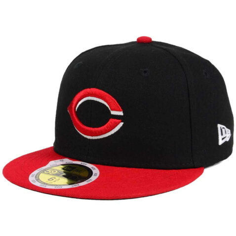 New Era 59Fifty Youth Cincinnati Reds Alternate Authentic Collection On Field Fitted Hat