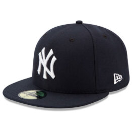 New Era 59Fifty New York Yankees Game Youth Authentic On Field Fitted Hat