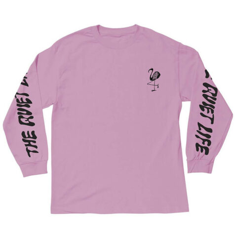 The Quiet Life Flamingo Long Sleeve T-Shirt Pink