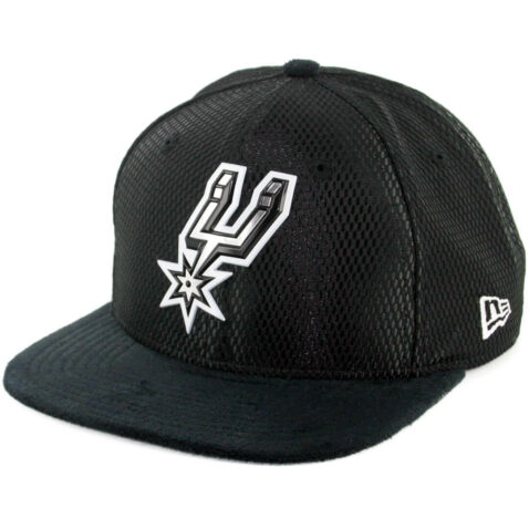 New Era 9Fifty San Antonio Spurs 2017 On Court Snapback Hat Black