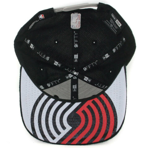 New Era 9Fifty Portland Trail Blazers 2017 On Court Snapback Hat Black