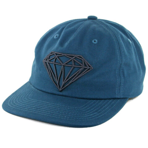 Diamond Supply Co Brilliant Unstructured Snapback Hat Turquoise