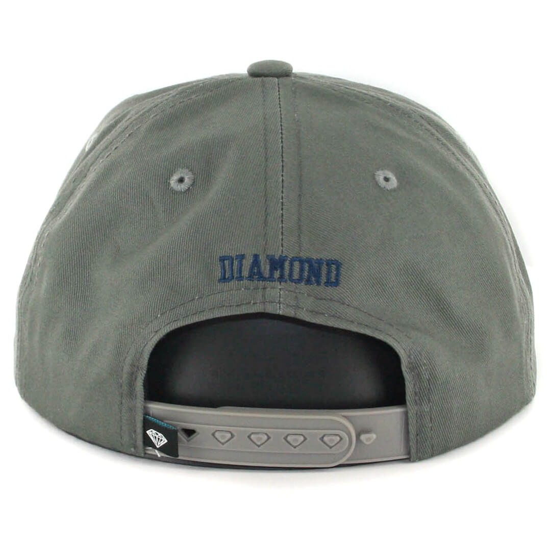 Diamond Supply Co OG Script SU17 Snapback Hat Grey Diamond Supply Co OG Script SU17 Snapback Hat Grey - Image 2