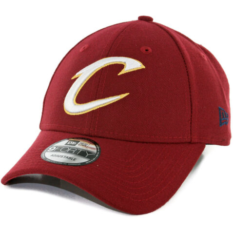 New Era 9Forty Cleveland Cavaliers The League Strapback Hat Burgundy