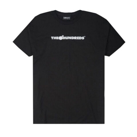 The Hundreds Bar Logo Halftone T-Shirt Black