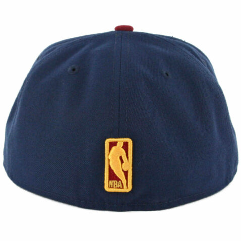 New Era 59Fifty Cleveland Cavaliers Two Tone Fitted Hat Navy Burgundy