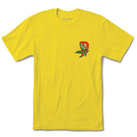 Primitive Smokey P T-Shirt Yellow