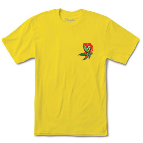 Primitive Smokey P T-Shirt Yellow