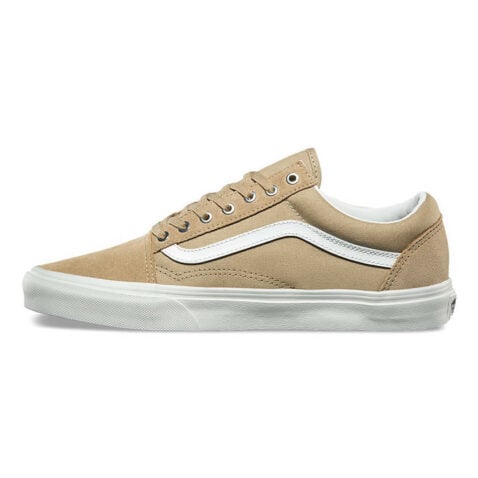 Vans Old Skool Snake Shoe Khaki Blanc