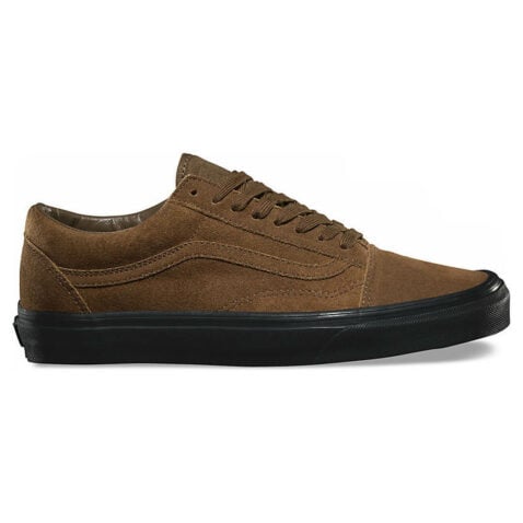 Vans Old Skool Suede Shoe Teak Black