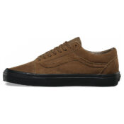 Vans Old Skool Suede Shoe Teak Black-Side