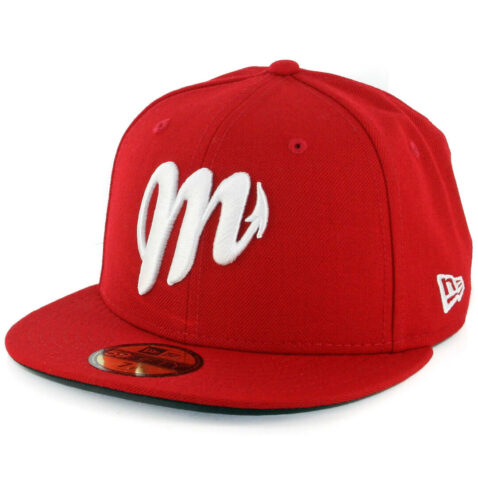 New Era 59Fifty Mexico City Diablos Rojos de Mexico Fitted Hat Scarlet Red