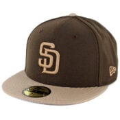 New Era 59Fifty CTO San Diego Padres Fitted Hat Brown Khaki - Khaki