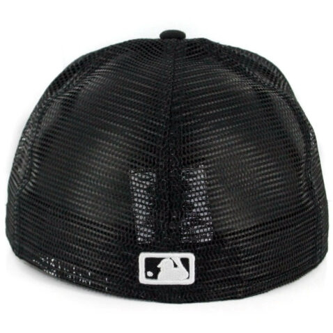 New Era 59Fifty San Diego Padres Mesh Trucker Fitted Hat Black White