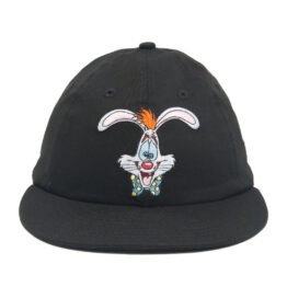 The Hundreds x Roger Rabbit Head Snapback Hat Black