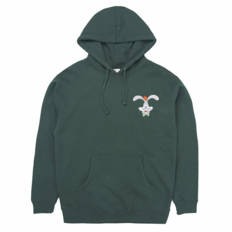 The Hundreds x Roger Rabbit Pullover Hooded Sweatshirt Alpine Green