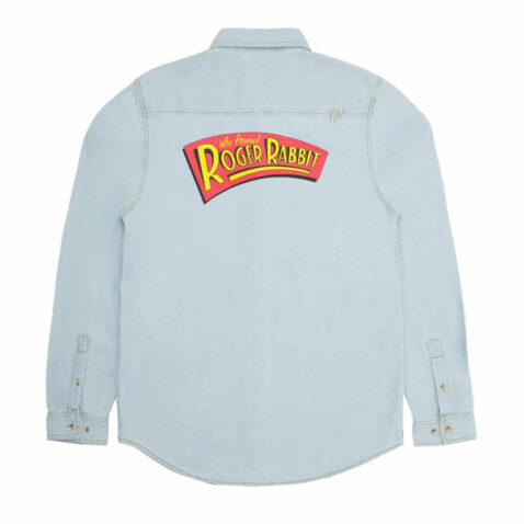 The Hundreds x Roger Rabbit Souvenir Woven Long Sleeve Shirt Light Wash