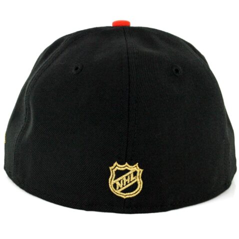 New Era 59Fifty Anaheim Ducks Fitted Hat Black Orange - Image 2