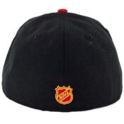 New Era 59Fifty Chicago Blackhawks ALT Fitted Hat Black Scarlet Red-Back