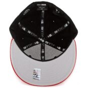 New Era 59Fifty Chicago Blackhawks ALT Fitted Hat Black Scarlet Red-Inside
