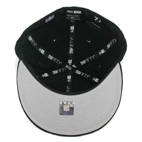 New Era 59Fifty Los Angeles Chargers Camo Badge Fitted Hat Black - Image 3