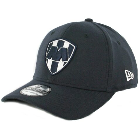 New Era 39Thirty Monterrey Rayados Stretch Fit Hat Dark Navy White