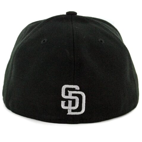 New Era 59Fifty San Diego Padres Flected Team Fitted Hat Black