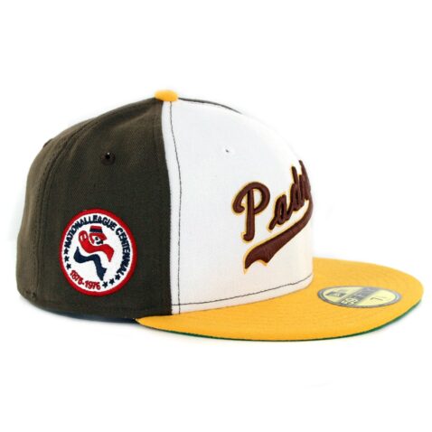 New Era 59Fifty San Diego Padres 1976 Jersey Front Centennial League Side Patch Fitted Hat