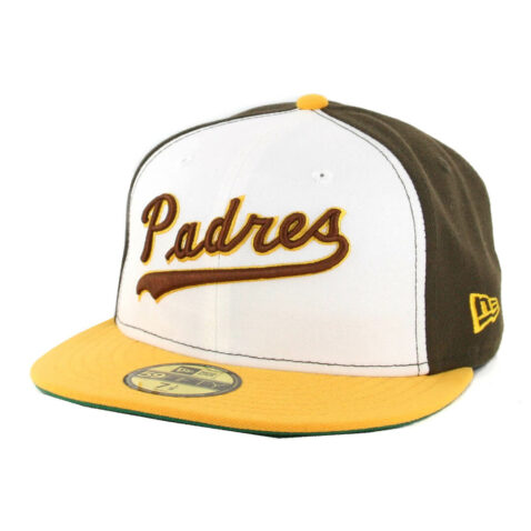 New Era 59Fifty San Diego Padres 1976 Jersey Front Centennial League Side Patch Fitted Hat