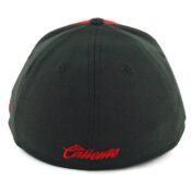 New Era 39Thirty Tijuana Xolos Stretch Fit Hat Scarlet Black-Back