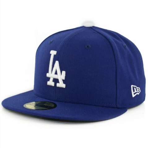 New Era 59Fifty Los Angeles Dodgers Game World Series 2017 Fitted Hat Dark Royal